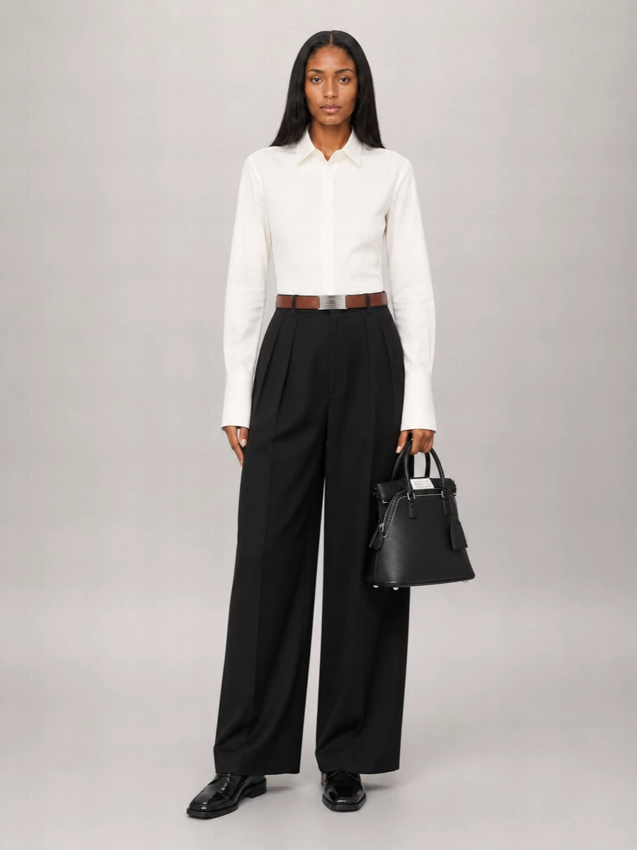 Mm6 Maison Margiela Cotton Long-Sleeve Shirt