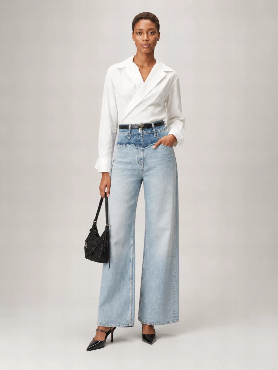 Givenchy Cotton Oversized Wide-Leg Jeans