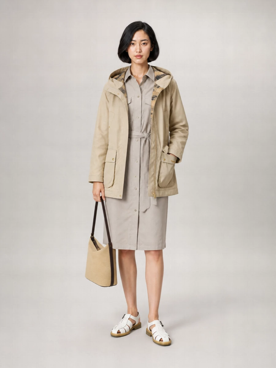 Barbour Hooded Showerproof Jacket