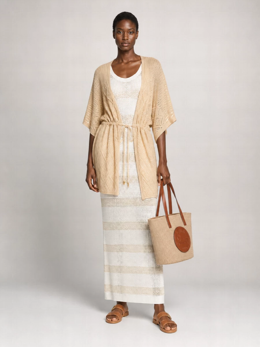 Fendi Knit Poncho