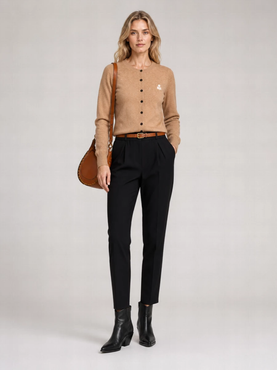 Isabel Marant Etoile Knit Sweatshirt With Ribbed Cuffs And Hem