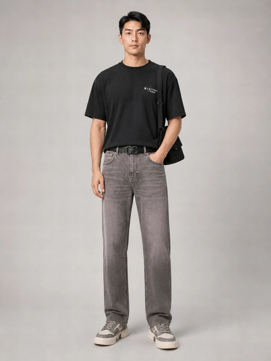 Represent Relaxed-Fit Cotton-Hemp Logo-Embroidered T-Shirt