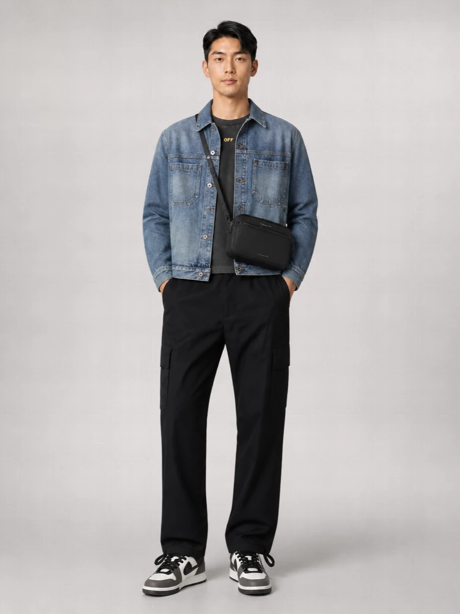 Off-White Denim Shirt Jacket