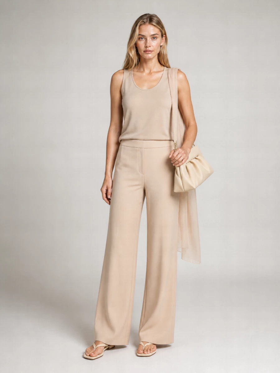 Parosh Silk Tank Top