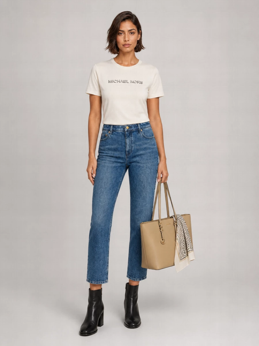 Michael Kors Logo-Print T-Shirt