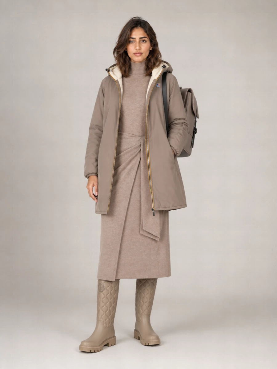 K-way parka coat