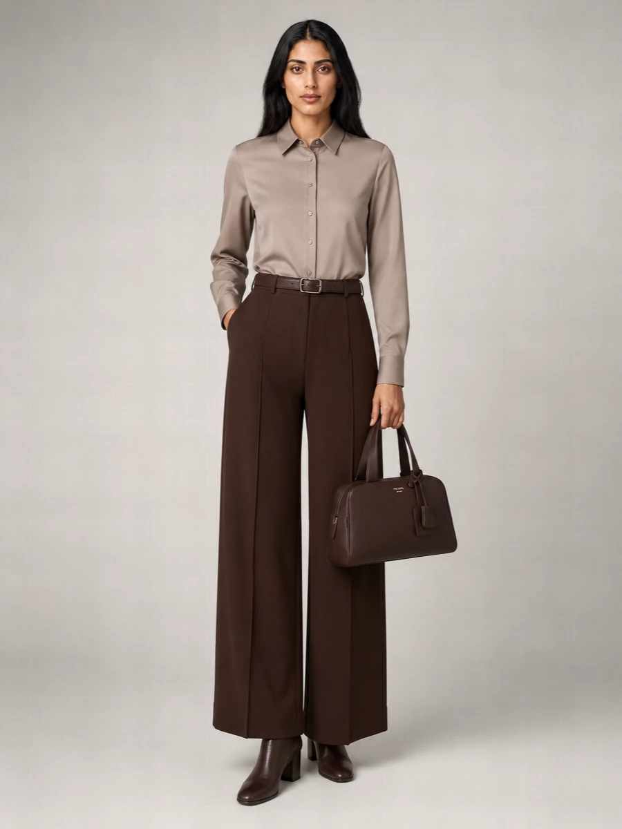 Taller Marmo Wide-Leg Trousers
