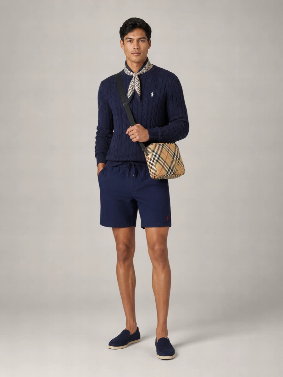 Ralph Lauren Cable-Knit Cotton Crewneck Jumper