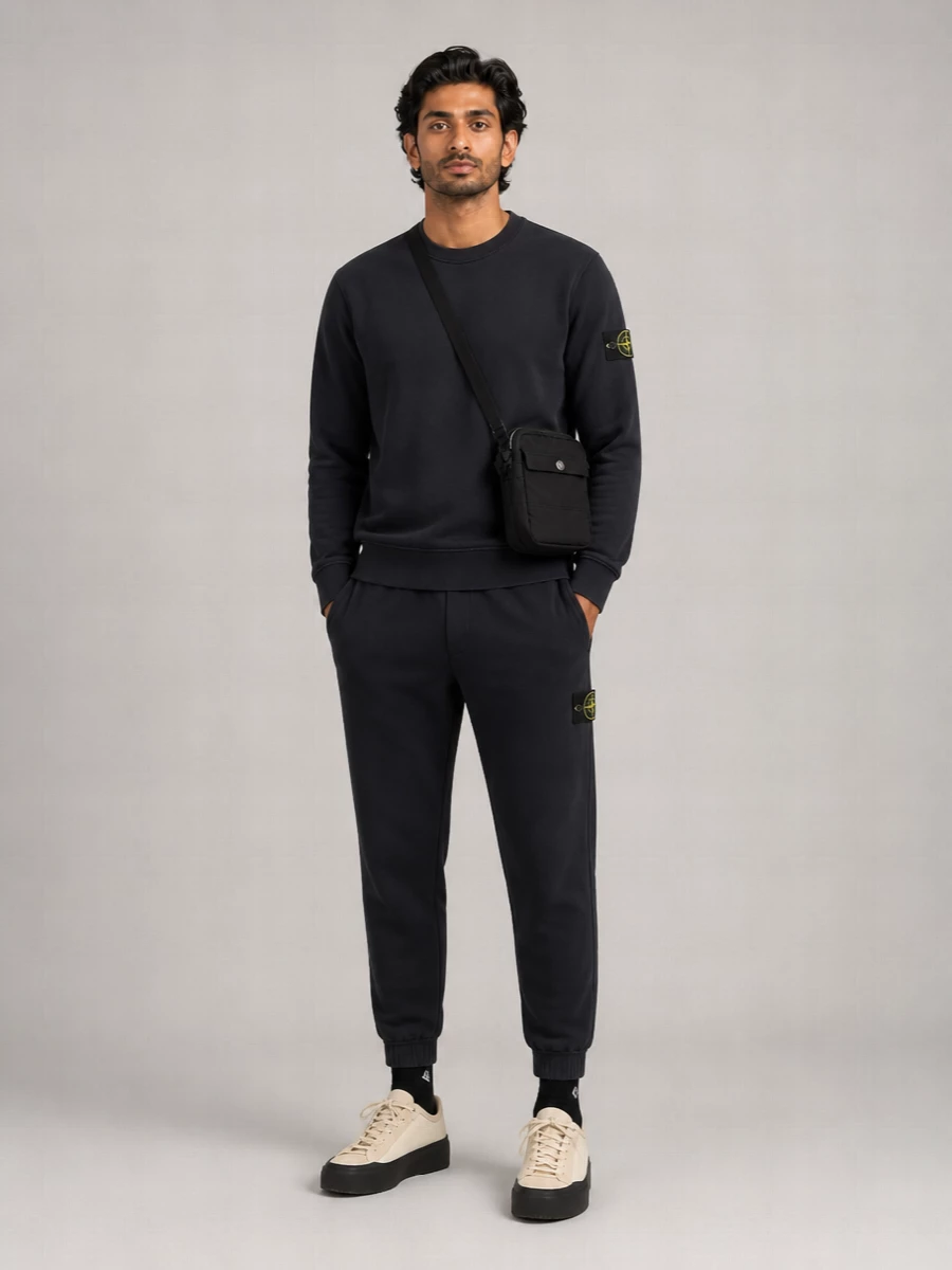 Stone Island Organic Cotton Regular-Fit Crewneck Sweatshirt