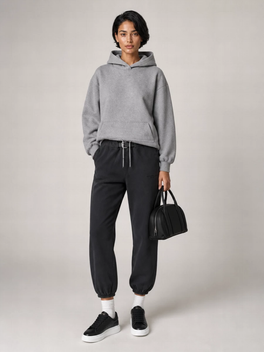 Alexander Wang Cotton Hoodie Mini Dress