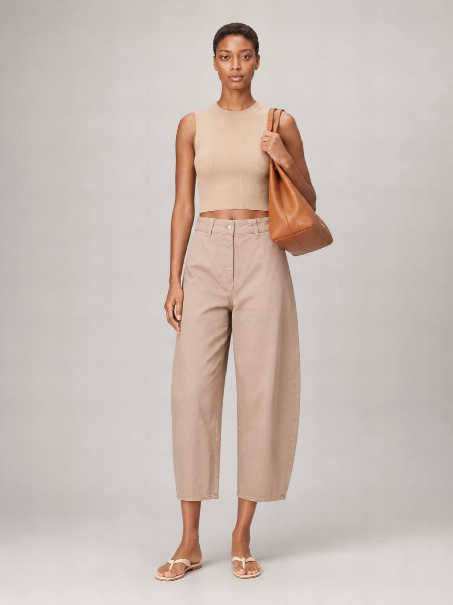 Weekend Max Mara Viscose Sleeveless Crop Top