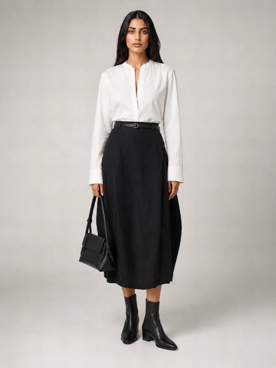 Studio Nicholson high-waisted skirt