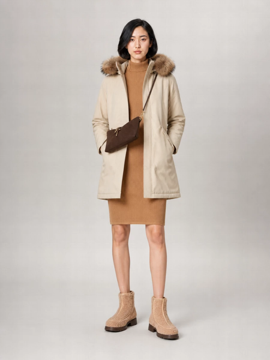 Woolrich Down Parka Coat