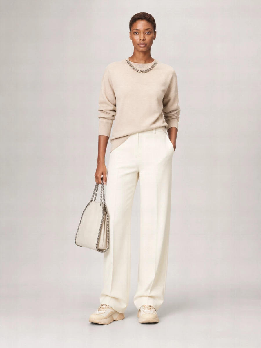 Stella Mccartney Ribbed Cotton Sweatshirt