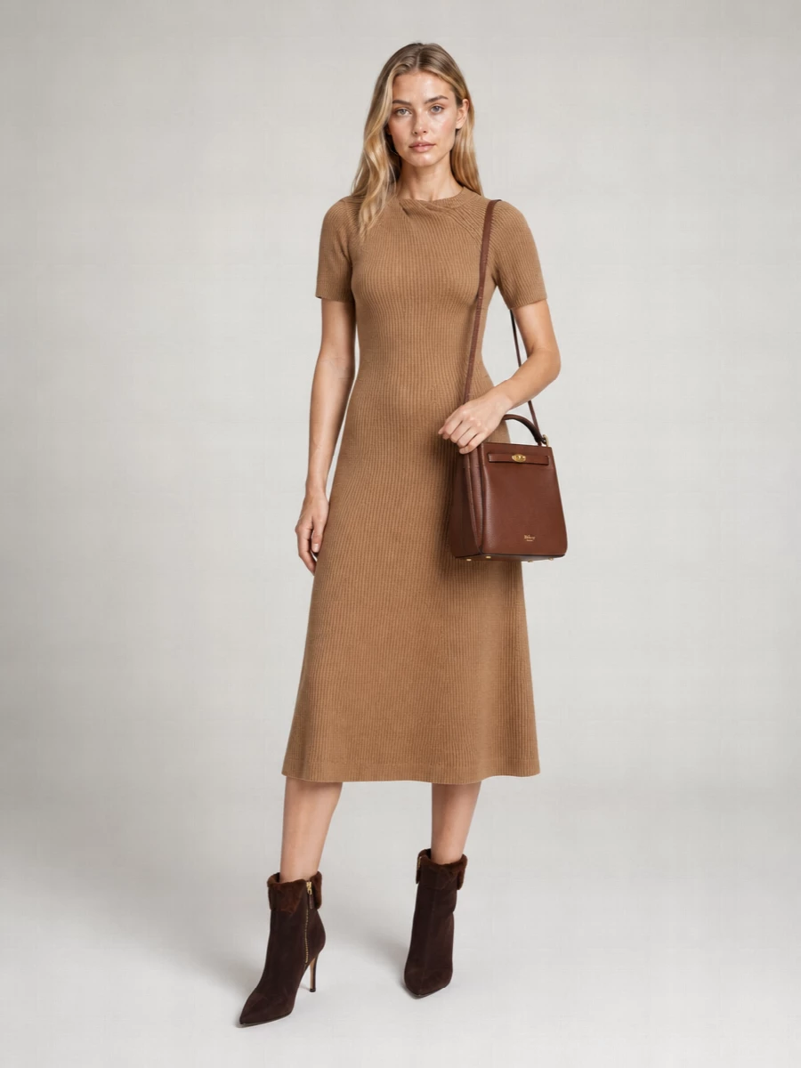 Mulberry Mini Hammered Leather Bucket Bag