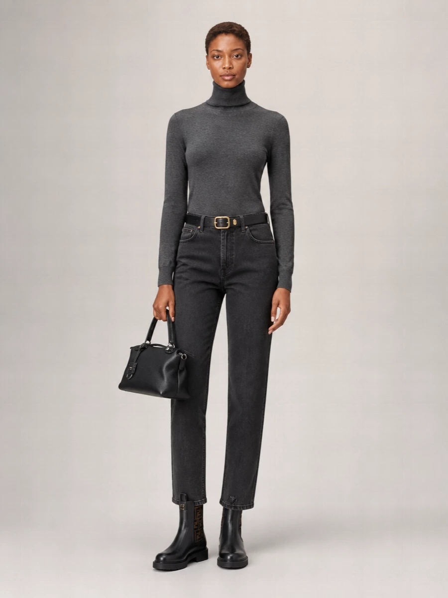Fendi Denim Straight-Leg Jeans