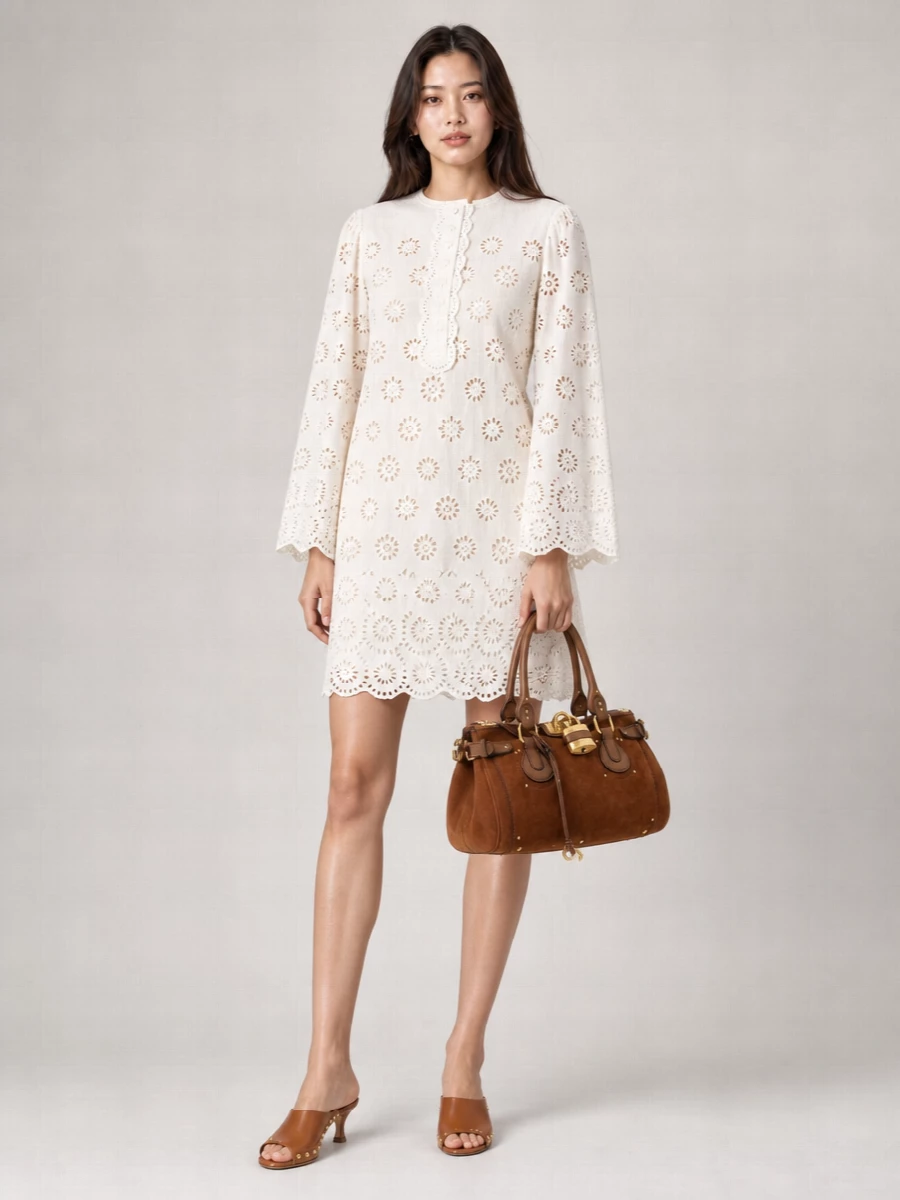 Chloé Paddington Suede Shoulder Bag