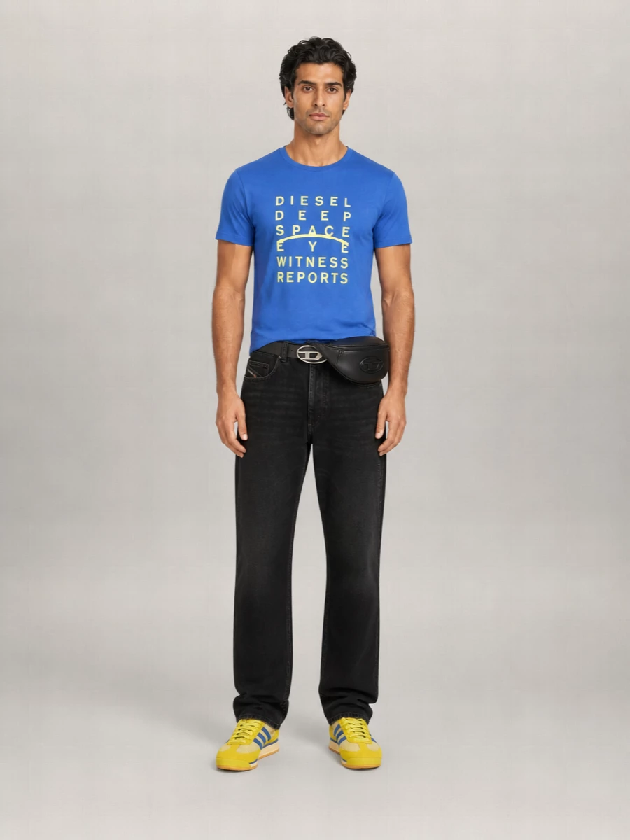 Diesel Cotton Printed T-Shirt