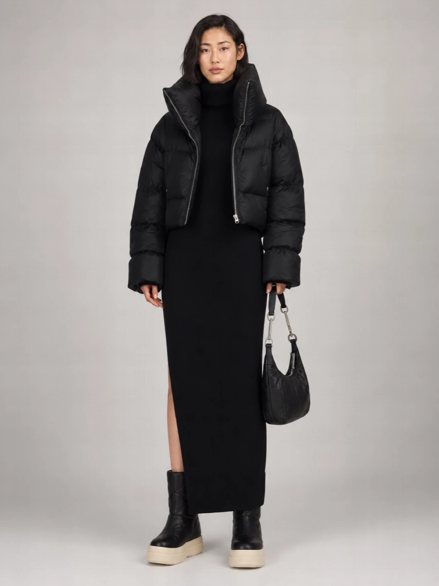 Rick Owens Leather Mega Bumper Lunar Boots