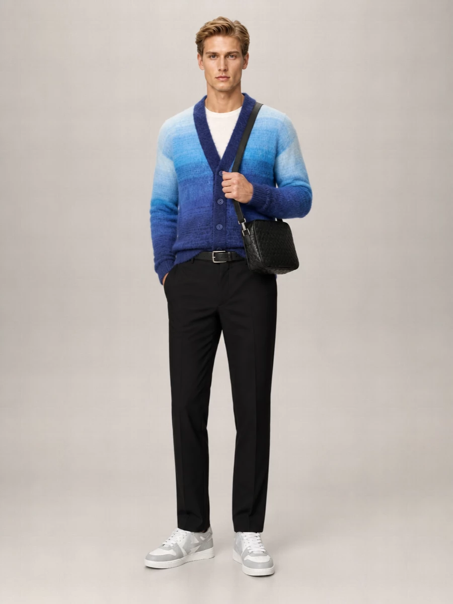 Off-White Mohair Cardigan