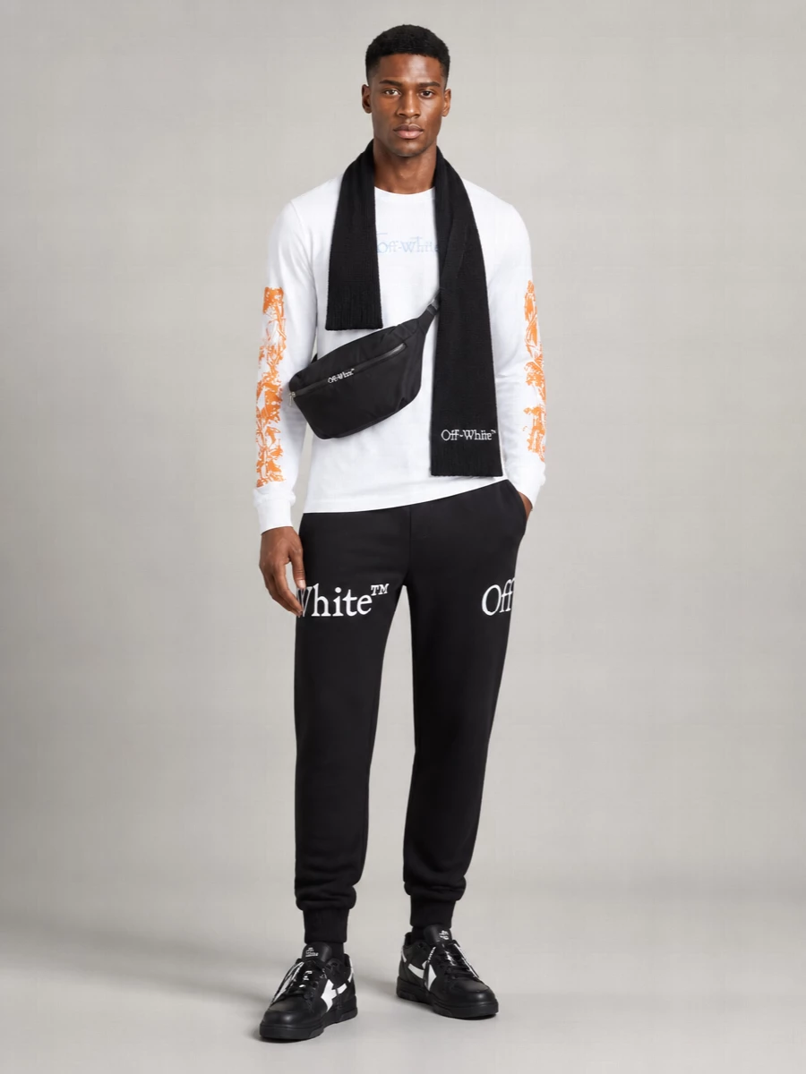Off-White Cotton Printed T-Shirt