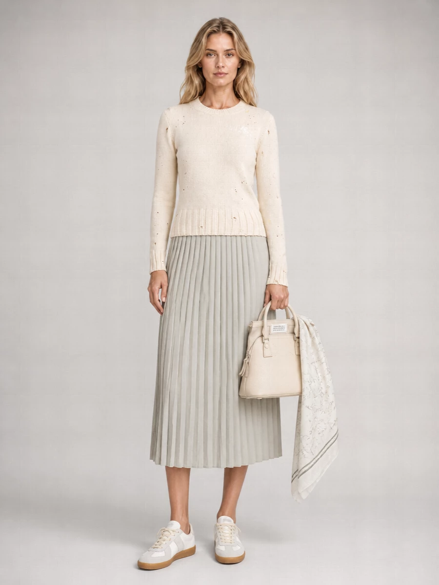 Mm6 Maison Margiela Cotton Crew-Neck Sweatshirt