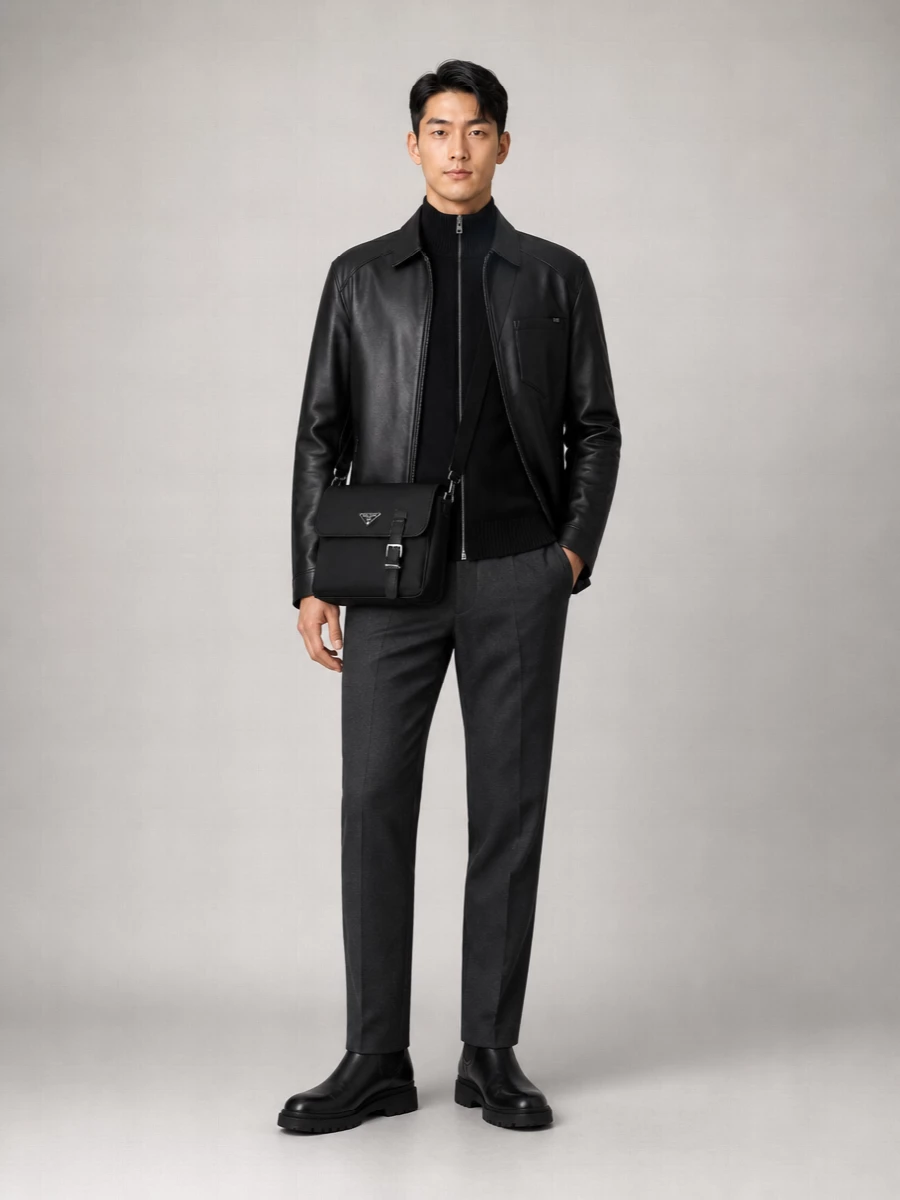 Prada Lamb Leather Jacket