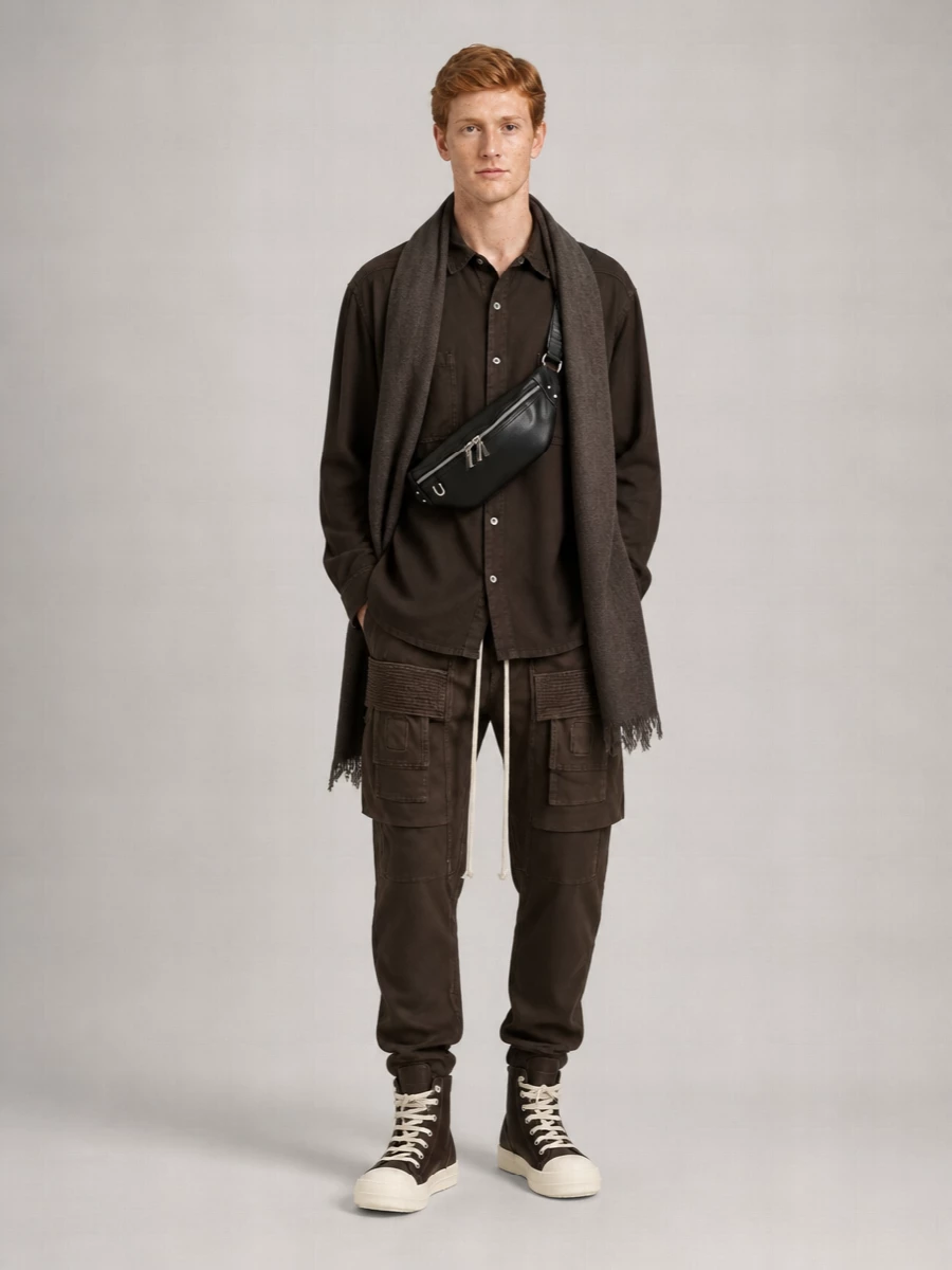 Rick Owens Drkshdw Cotton Straight-Leg Pants