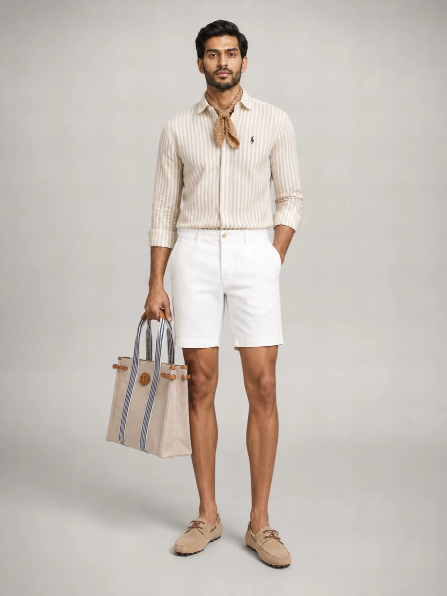 Polo Ralph Lauren Striped Linen T-Shirt