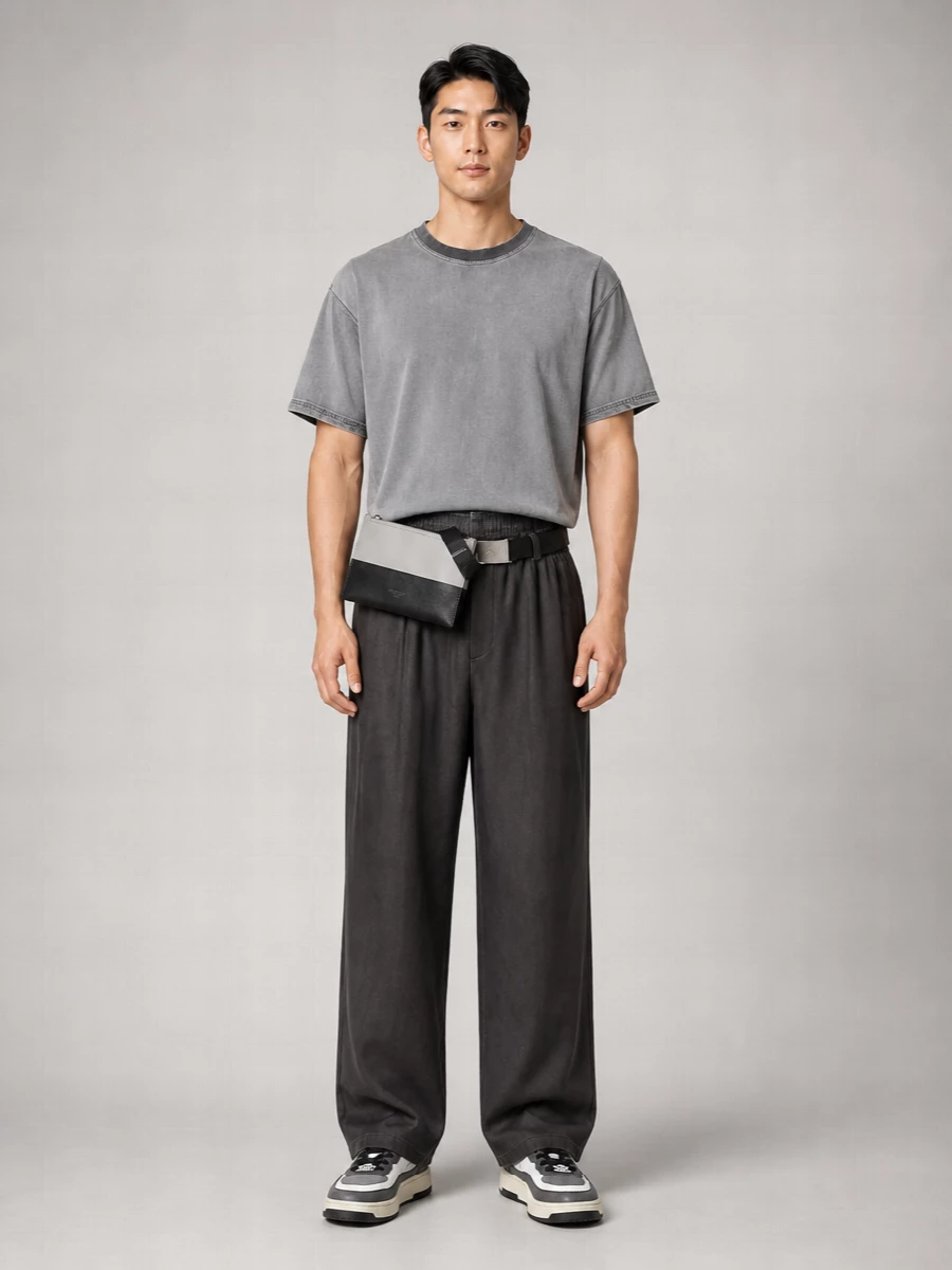 Diesel Faded Effect Cotton T-Shirt