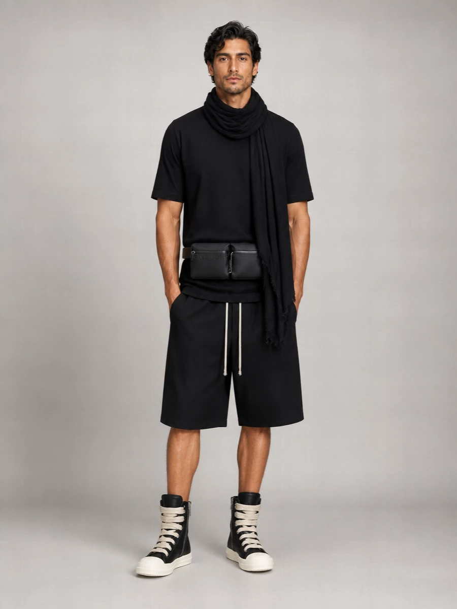 Rick Owens Straight Cargo Shorts