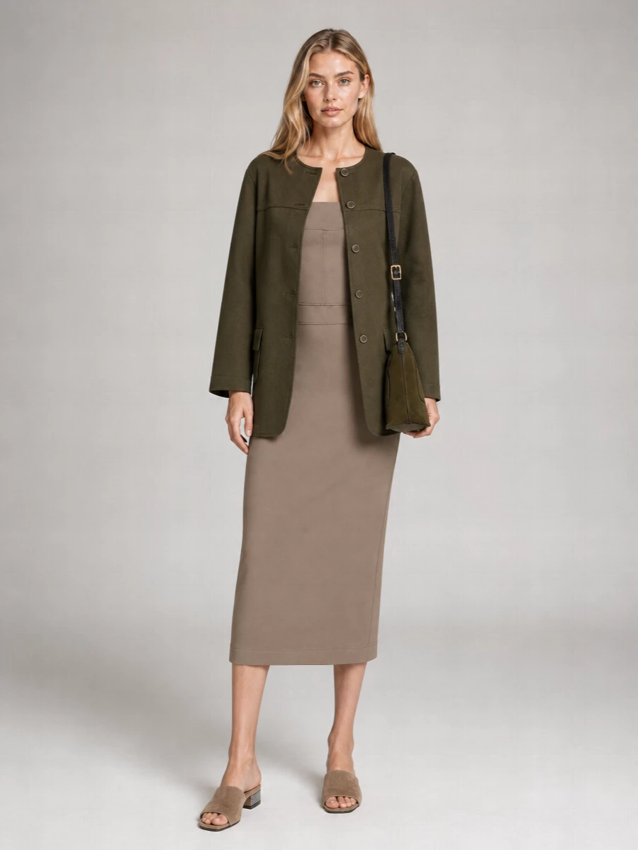 Max Mara Cotton Midi Jacket