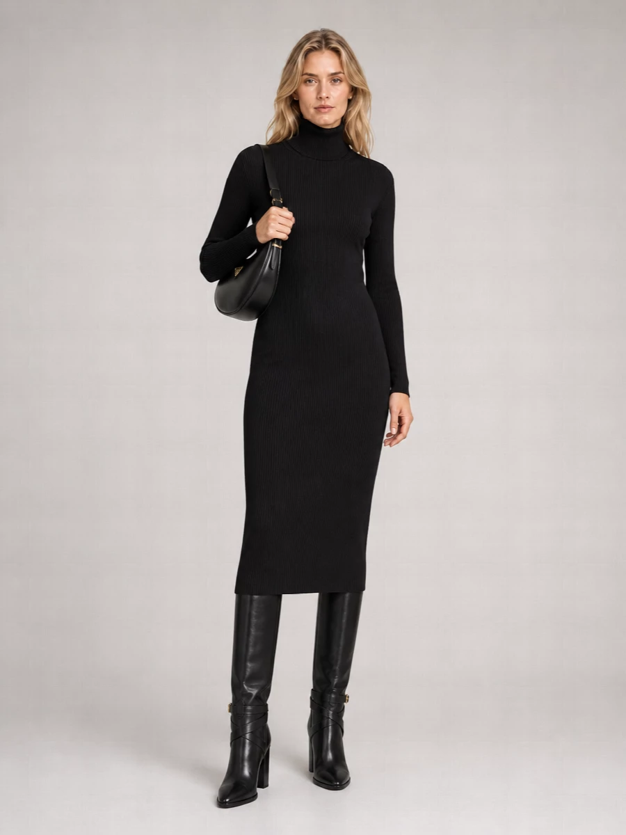 Celine Leather Knee-High Boots