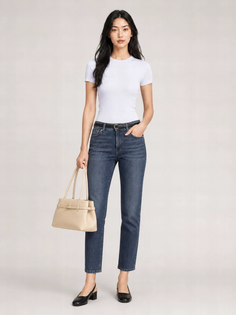 Sportmax Low-Rise Mini Flared Denim Trousers