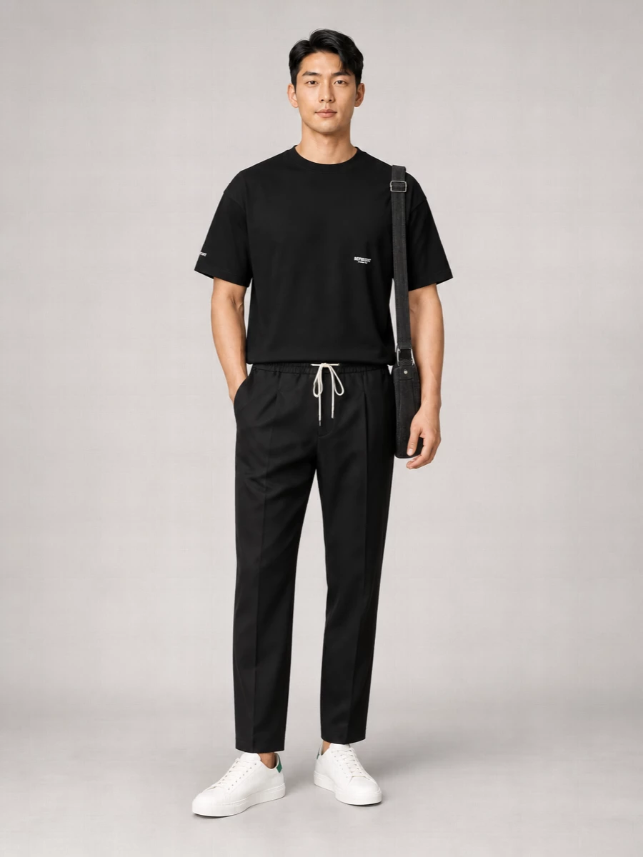 Represent Cotton Relaxed-Fit Cropped T-Shirt