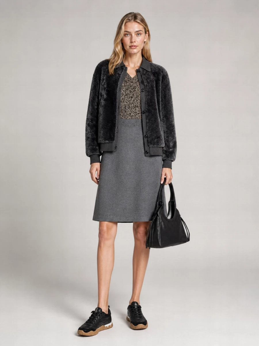 Miu Miu Faux Fur Jacket