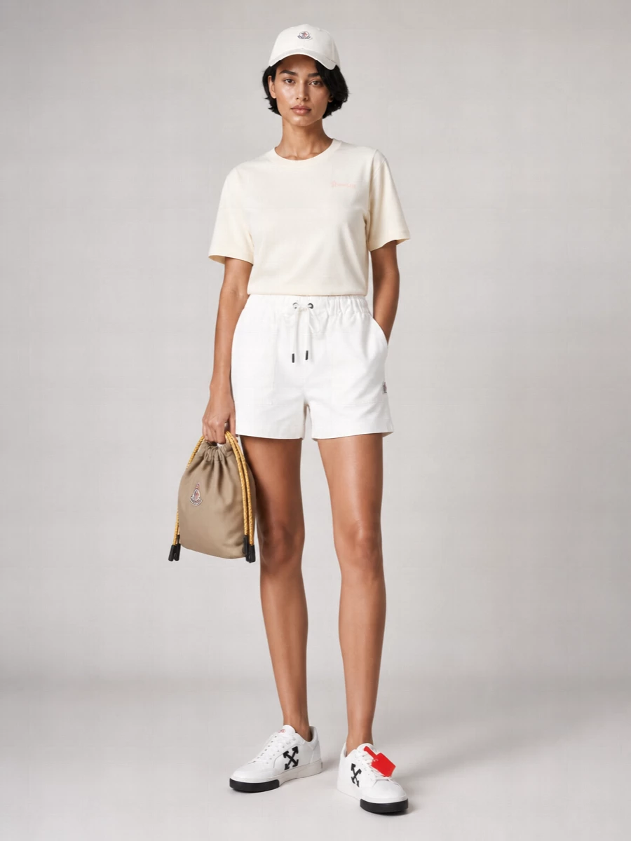 Off-White Leather Low-Top Sneakers