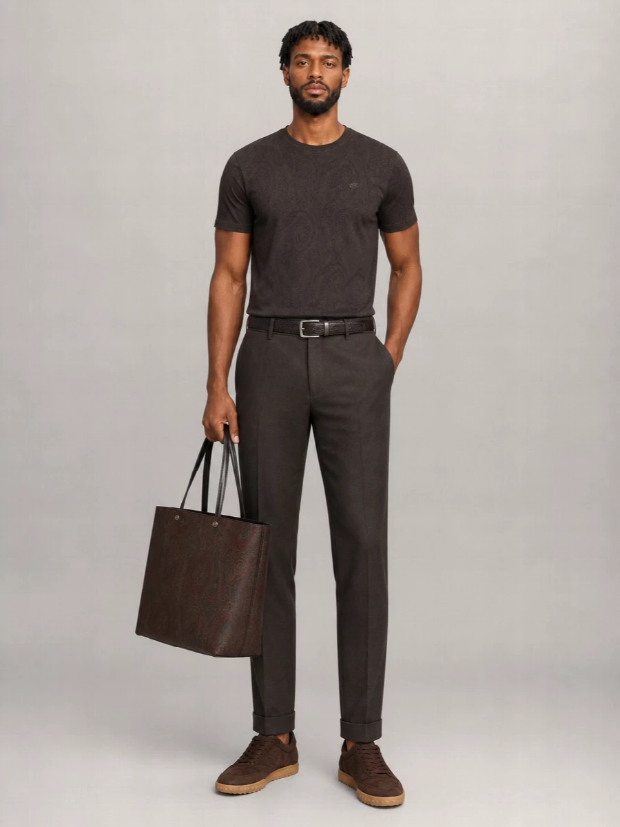 Etro Cotton Crew-Neck T-Shirt