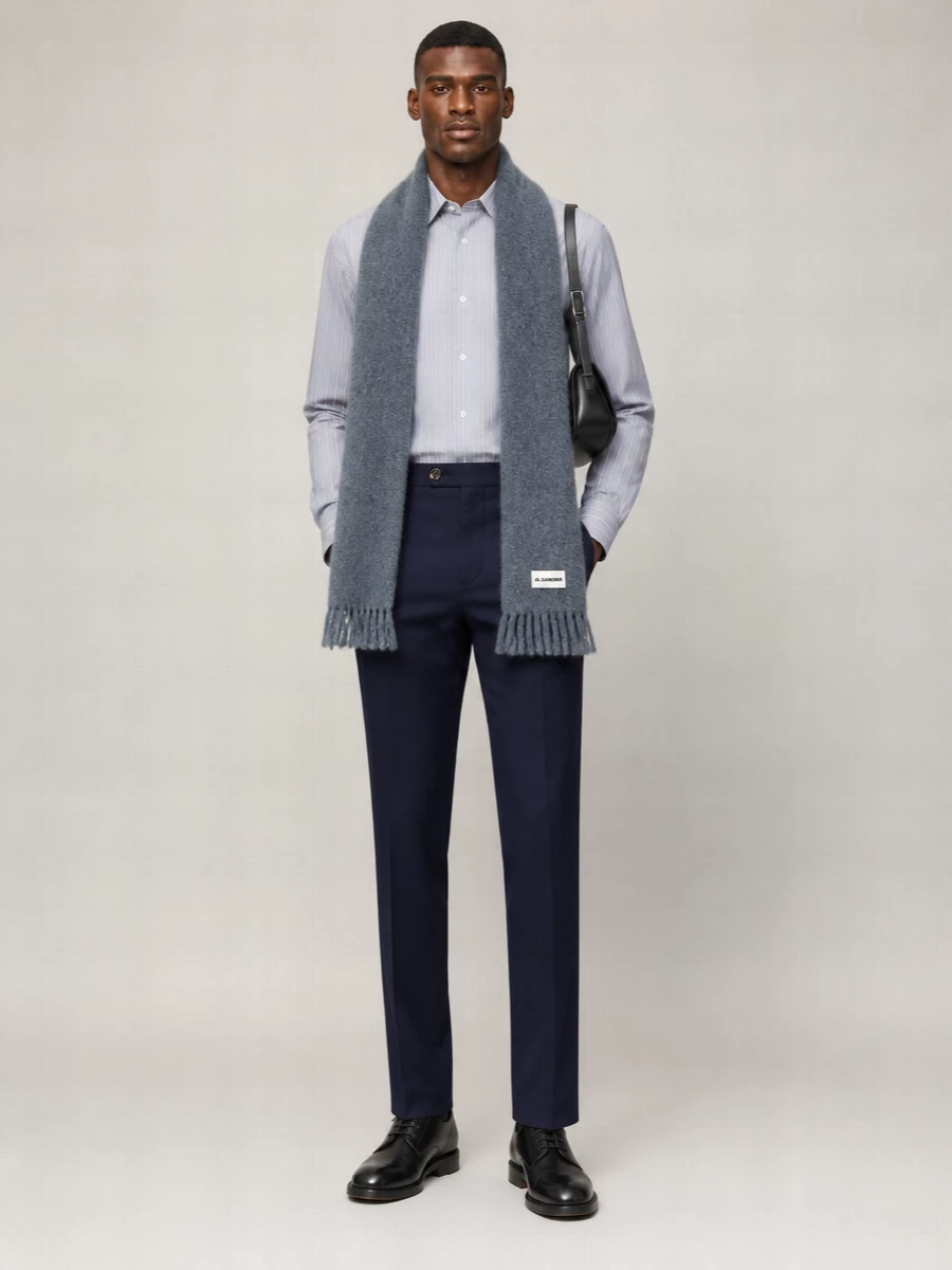 Studio Nicholson Striped Oversized Shirt
