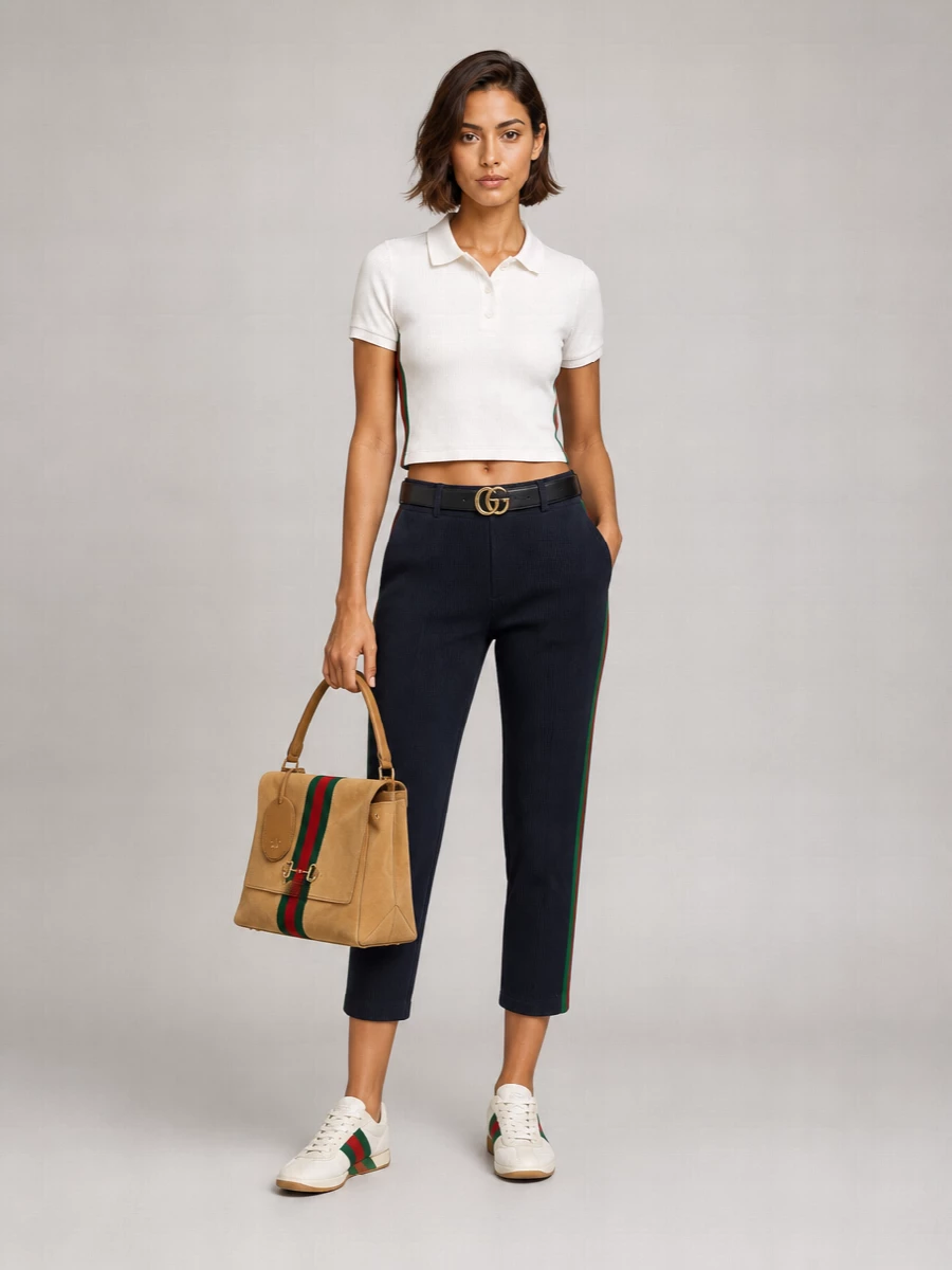 Gucci Leather Thin Belt