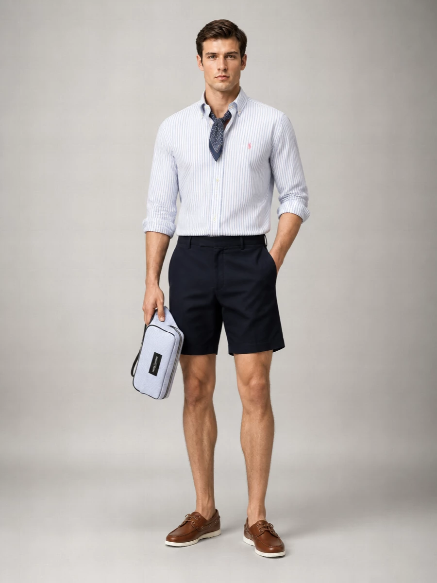 Polo Ralph Lauren Striped Linen Long-Sleeve Shirt