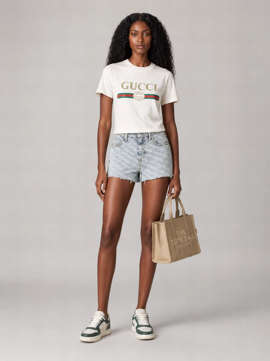 Amiri Leather Glitter Low-Top Sneakers