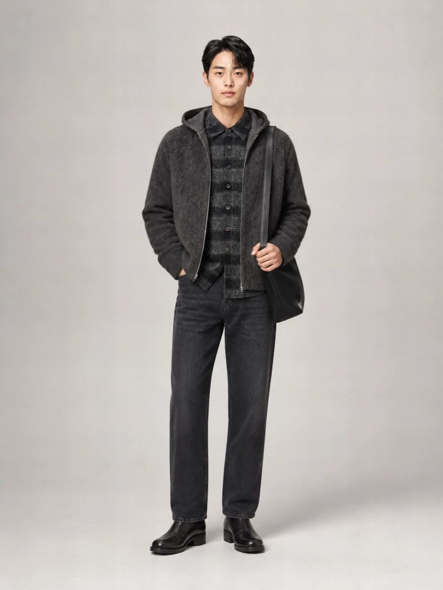 Our Legacy Wool Hooded Zip Jacket