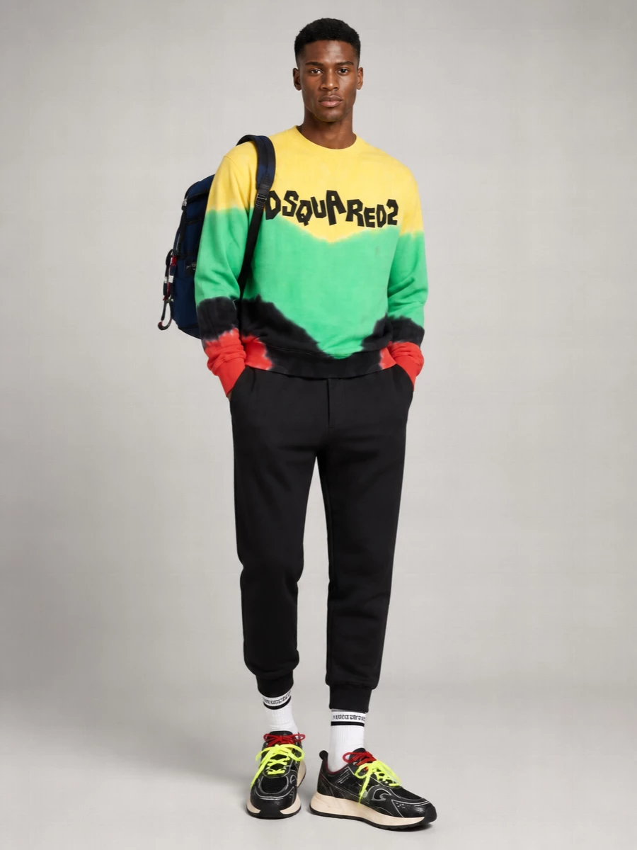 Dsquared2 Leather Low-Top Sneakers