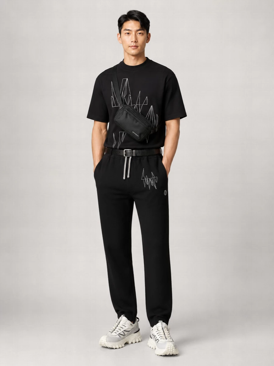 Moncler Cotton Loose-Fit Track Pants