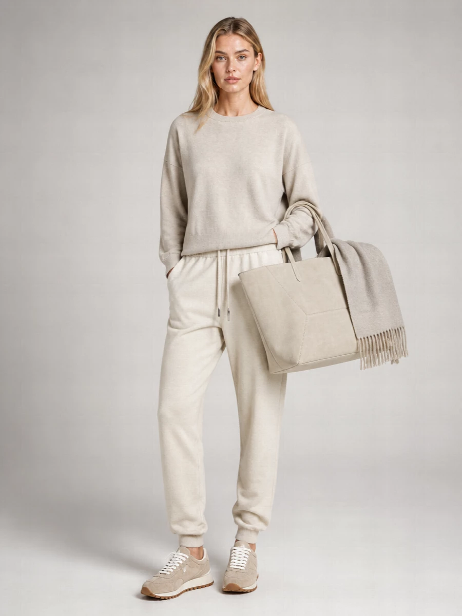 Brunello Cucinelli cotton track pants
