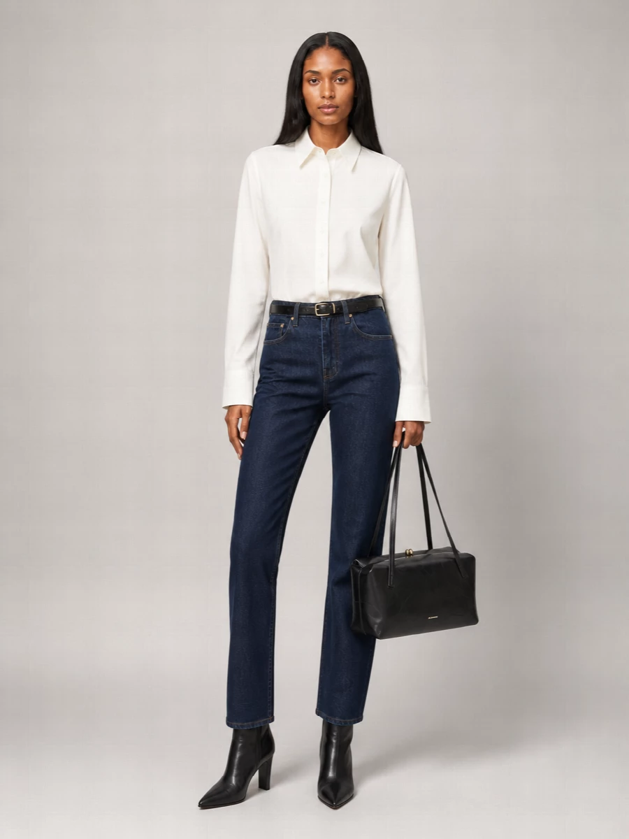 Jil Sander Denim Straight-Leg Jeans