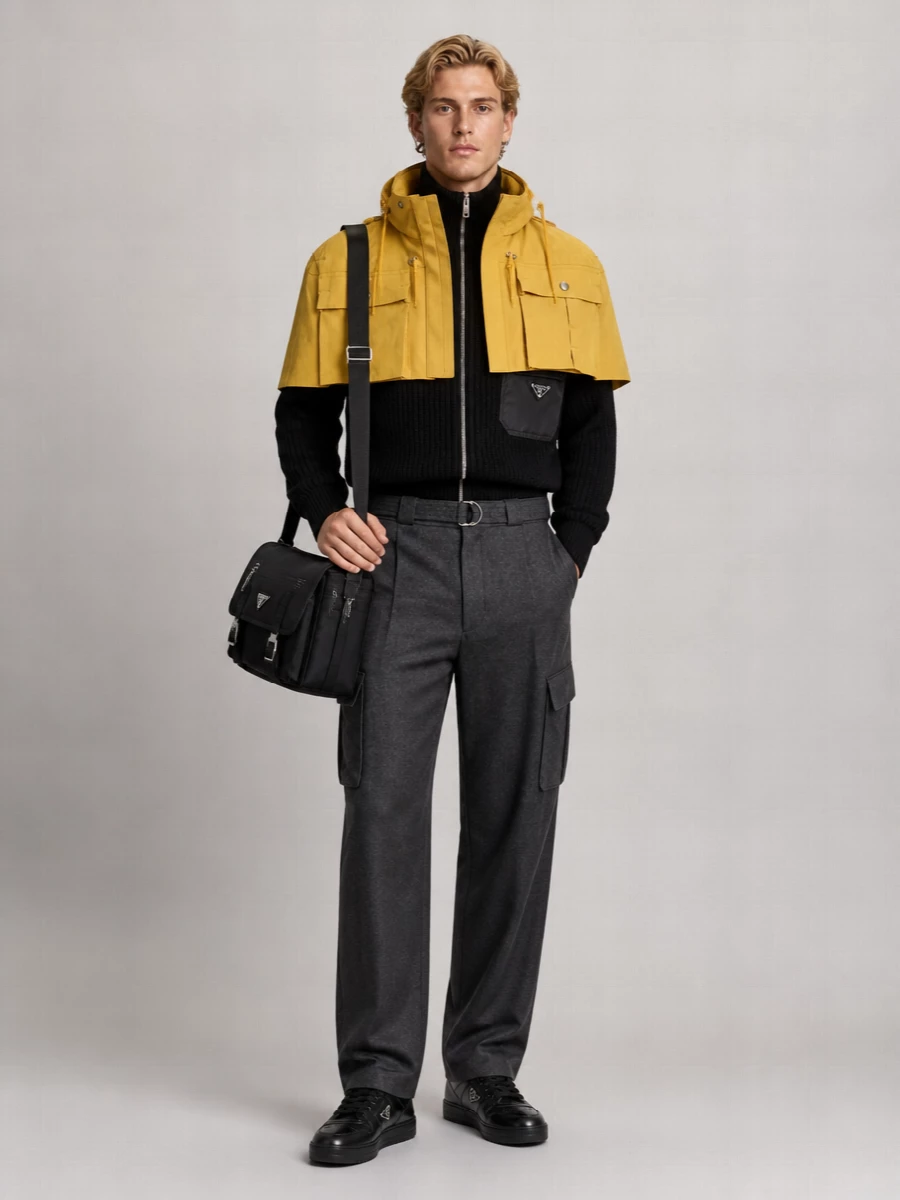 Prada Nylon Cape
