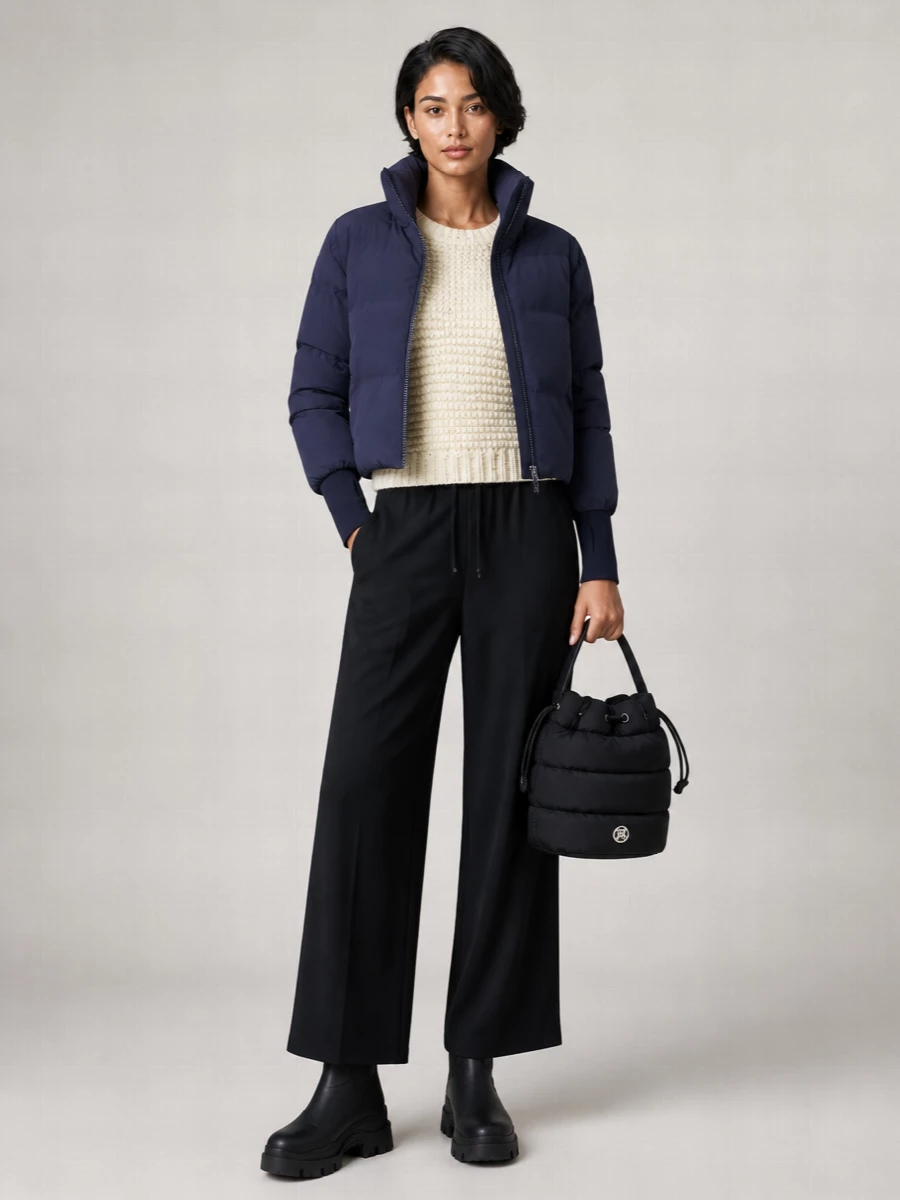 Herno Cropped Puffer Jacket