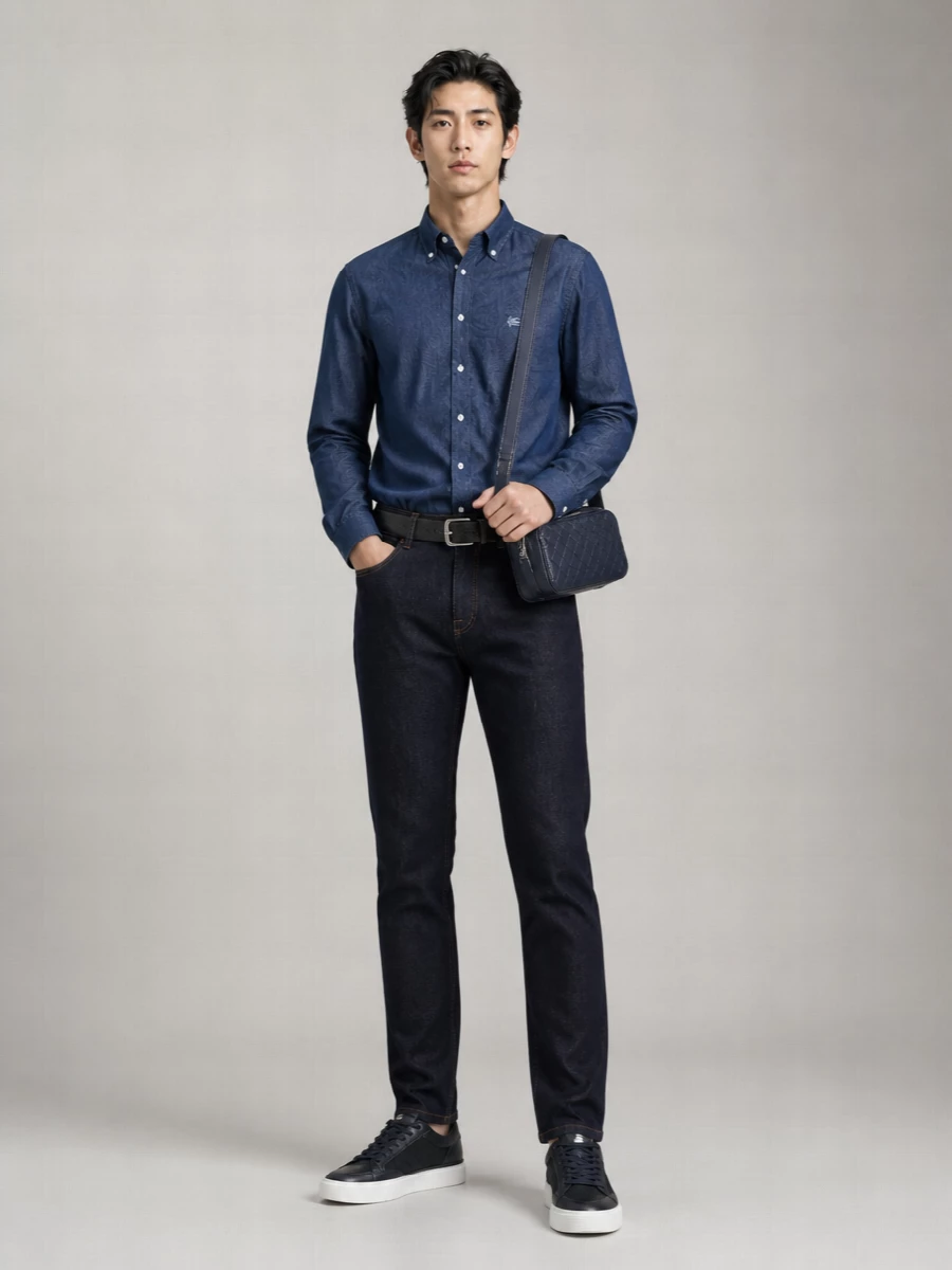 Etro Denim Straight-Leg Jeans